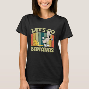 Camiseta Vamos Lá Banana Bunda Retro Banana Engraçado Meme 