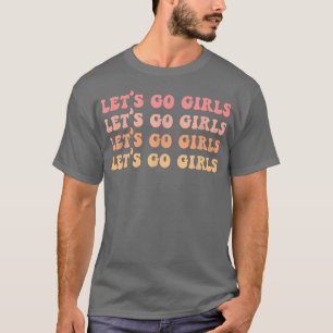 Camiseta Vamos Lá Garotas Festa de Solteira Retro Noiva Bri