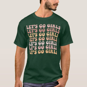 Camiseta Vamos Lá Garotas Festa de Solteira Retro Noiva Noi
