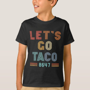 Camiseta Vamos Lá Taco 8647 Bandeira dos EUA 86 47 Homens M