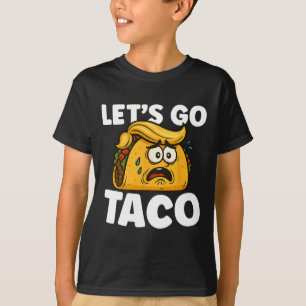 Camiseta Vamos Lá Taco Engraçado Taco Terça-Feira Amante de