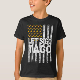 Camiseta Vamos Lá Taco Engraçado Trump Sempre Desiste 55