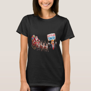 Camiseta Vamos Lá Taco - Passeio de Trenó Divertido Com Pap