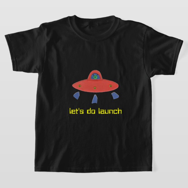 Camiseta Vamos Lançar o OVNI (Postura )