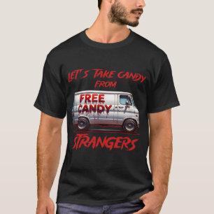 Camiseta Vamos Leva doces de estranhos Dia de as Bruxas eng