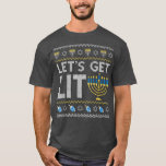 Camiseta Vamos Lit Chanukah Judeu Dreidel Hannukah<br><div class="desc">Vamos Lit Chanukah judeu,  Dreidel Hannukah.</div>