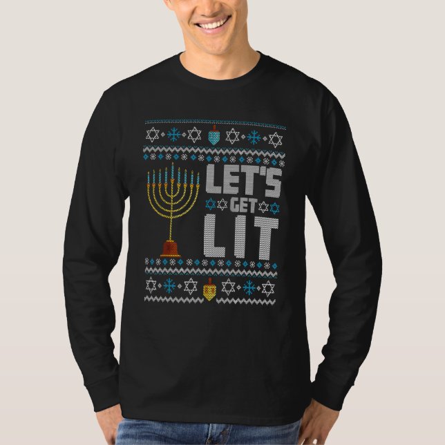 Camiseta Vamos Lit Hanukkah (Frente)