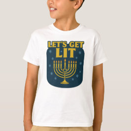Camiseta Vamos Lit Hanukkah Kids'