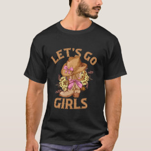 Camiseta Vamos Meninas Coquette Arco Western Cowgirl Counte