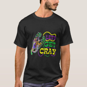 Camiseta Vamos miçanga Arrasto Obtém Crawfish Mardi