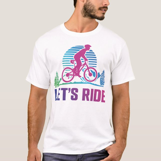 Camiseta Vamos Mtb de Bike Montanha Retroativo 80s 90s (Frente)