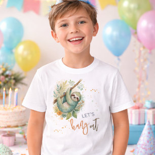 Camiseta Vamos nos divertir no aniversário dos filhos pregu