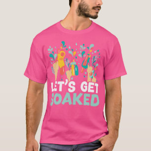 Camiseta Vamos Obter Arma de Água Pulsista Encharcada