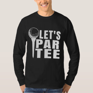 Camiseta Vamos Obter Bebado E Dirigir O Golfe Do Carrinho D