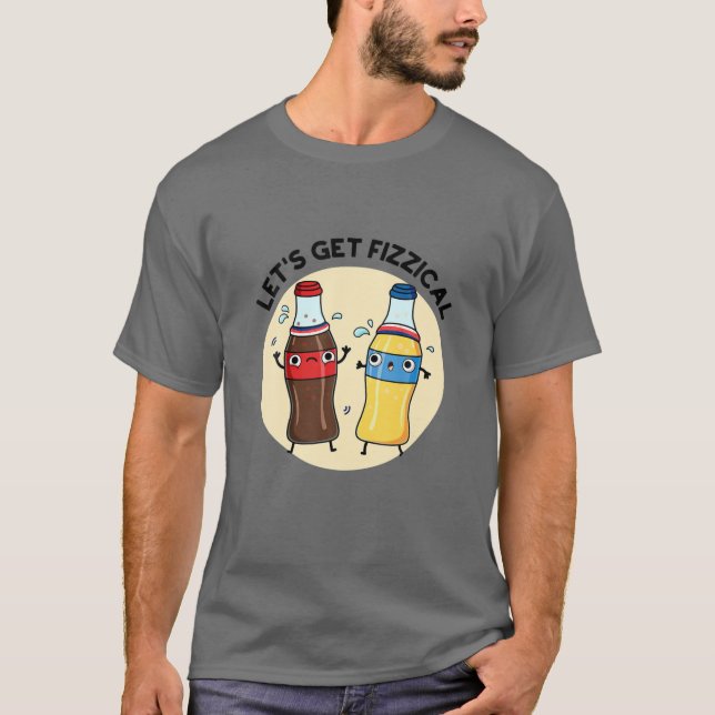 Camiseta Vamos Obter Roupa de Bebida Fizzaria (Frente)