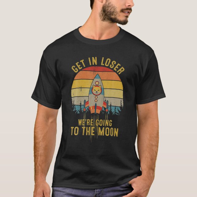 Camiseta Vamos para a Lua Shiba Inu Shi (Frente)