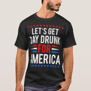 Camiseta Vamos para o Bebado do Dia da América, 34 de julho