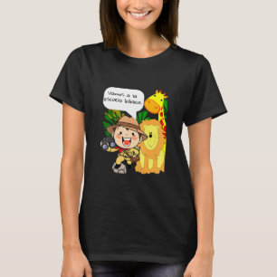 Camiseta Vamos Para O Leão Girafa Da Missão Exploradora Do