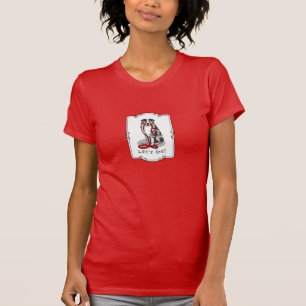 Camiseta Vamos! Pastor australiano (bronzeado azul com 1)