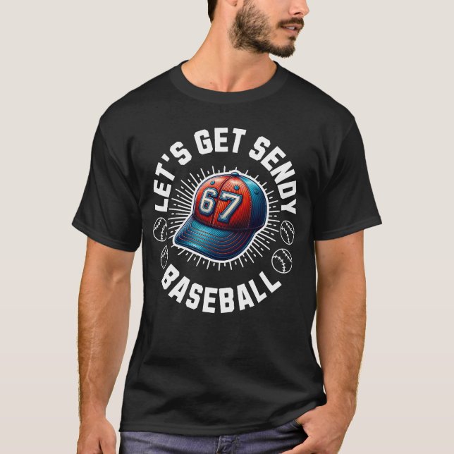 Camiseta Vamos Pegar Baseball Sendy (Frente)