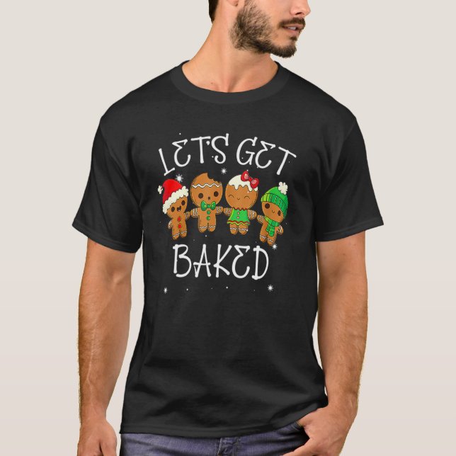 Camiseta Vamos Pegar Cookie Weed Xmas Feia De Natal Feia (Frente)