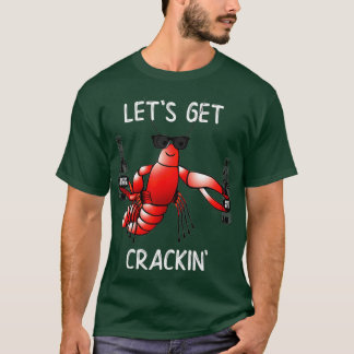 Camiseta Vamos Pegar Lagosta De Cerveja De Artesanato Crack