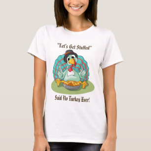 Camiseta Vamos pegar o feriado de Ação de Graças na Turquia