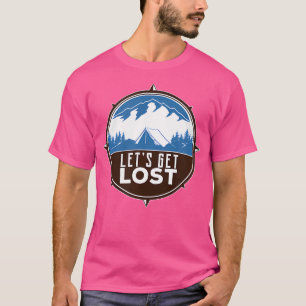Camiseta Vamos perdido - Viagem de acampamento
