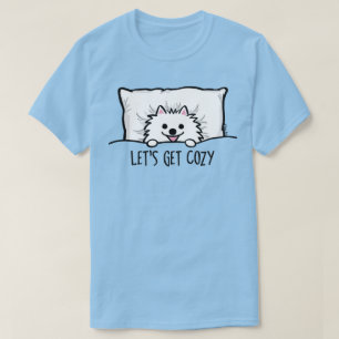 Camiseta Vamos Pomeraniano Branco Obter Pom Bonito