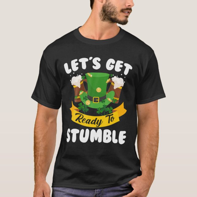 Camiseta Vamos Prepare-Se Para Trocar Ruas De Bebendo De Ce (Frente)
