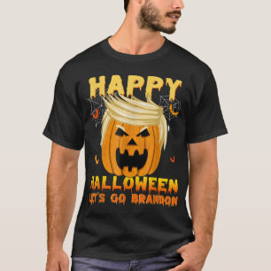 Camiseta Vamos Pumpkin Brandon Trump Pumpkin Halloween Co