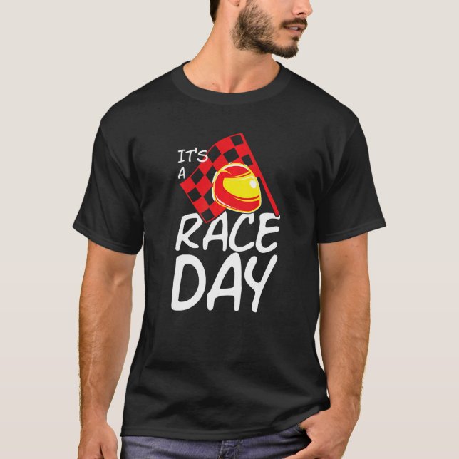 Camiseta Vamos Race Go Kart Racing Kart (Frente)
