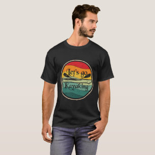 Camiseta Vamos remar em caiaque vintage
