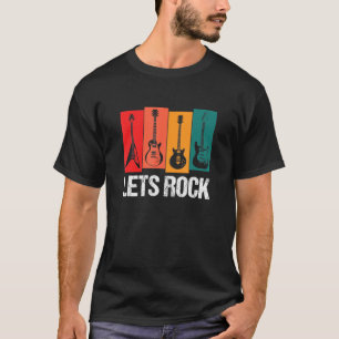 Camiseta Vamos Rock Retro Rock Legend Rock And Roll Music G