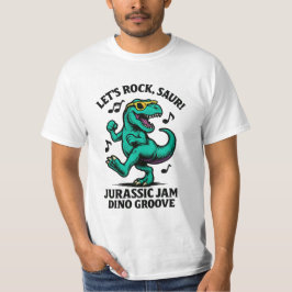Camiseta Vamos Rock, Saur!