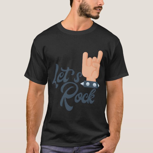 Camiseta Vamos Rocker vintage (Frente)