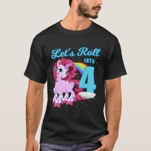 Camiseta Vamos Rolar em 4 Roller Skating Roller Girl