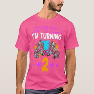 Camiseta Vamos Rolar Estou Fazendo 2 Anos Skate em Linha An