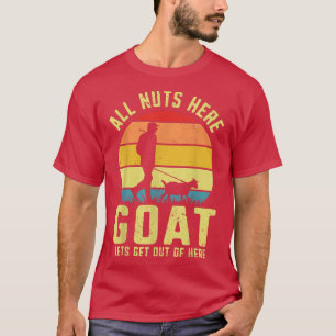 Camiseta Vamos sair daqui Engraçada Farmadora de Caprinos