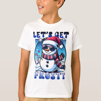 Camiseta Vamos Snowman Congelado de Natal