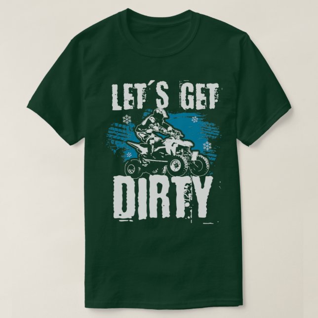 Camiseta vamos sujar o driver Quad ATV Quad  (Frente do Design)