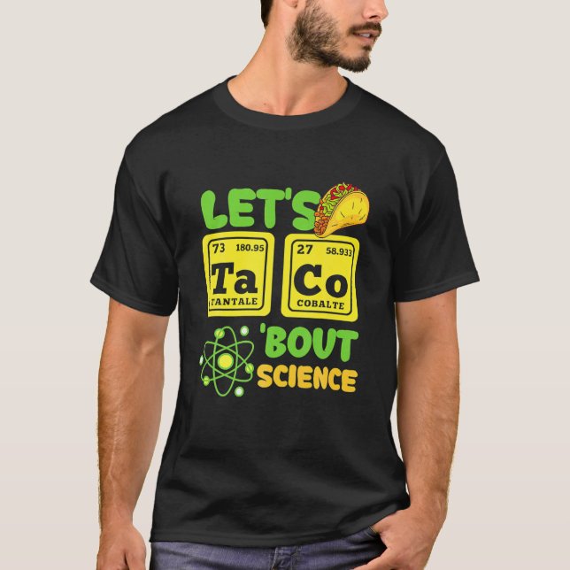 Camiseta Vamos Taco Bout Science Funny Cinco De Mayo (Frente)