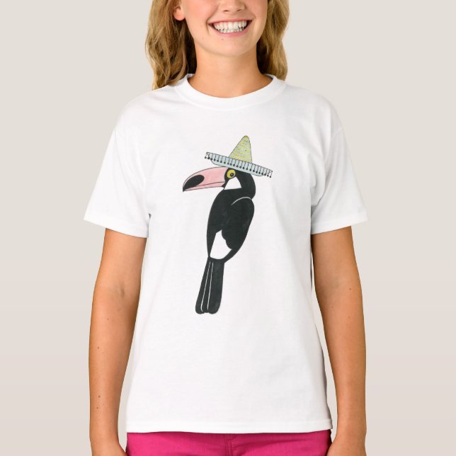 Camiseta Vamos Taco Sobre Amor | Toucan Sombrero (Frente)