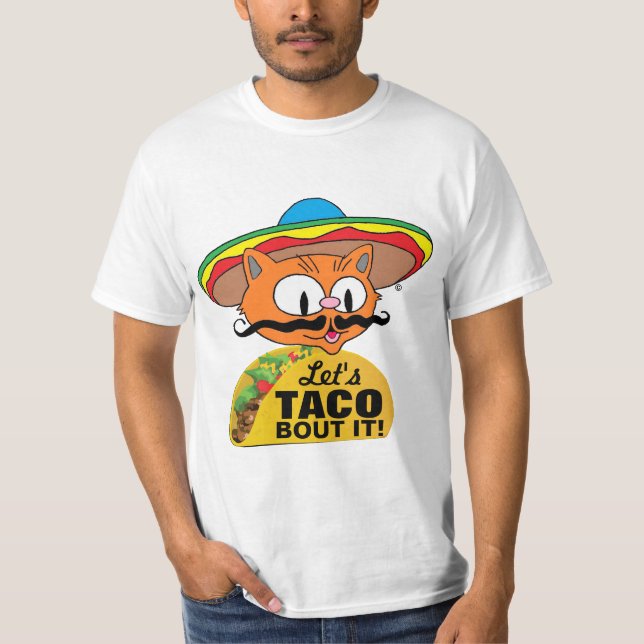 Camiseta Vamos Taco Sobre Isso! T-Shirt Engraçado Taco Pun (Frente)