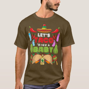 Camiseta Vamos Taco Sobre Um Bebê De Gravidez Cinco De Mayo