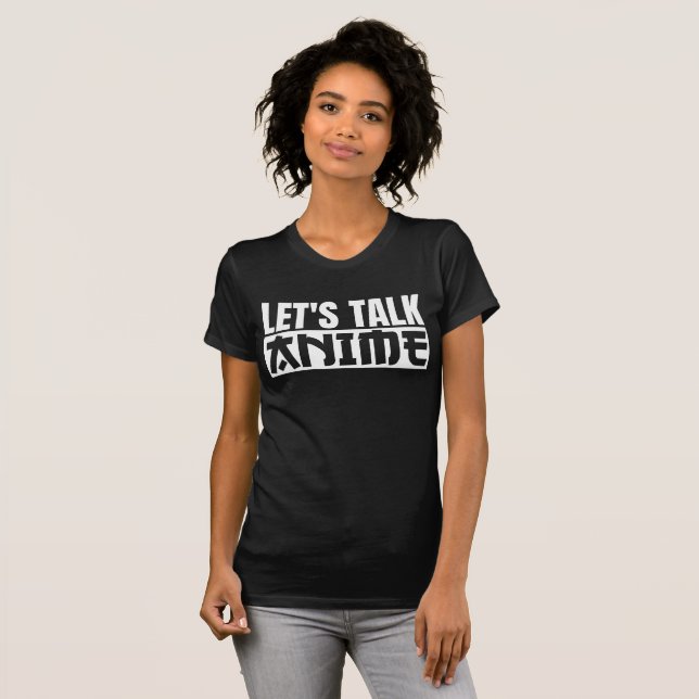 Camiseta Vamos Talk Anime (Frente Completa)