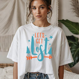 Camiseta Vamos ter aventura perdida