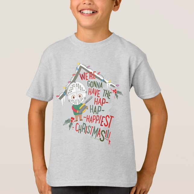 Camiseta Vamos ter o Natal mais feliz do Hap-Hap (Frente)