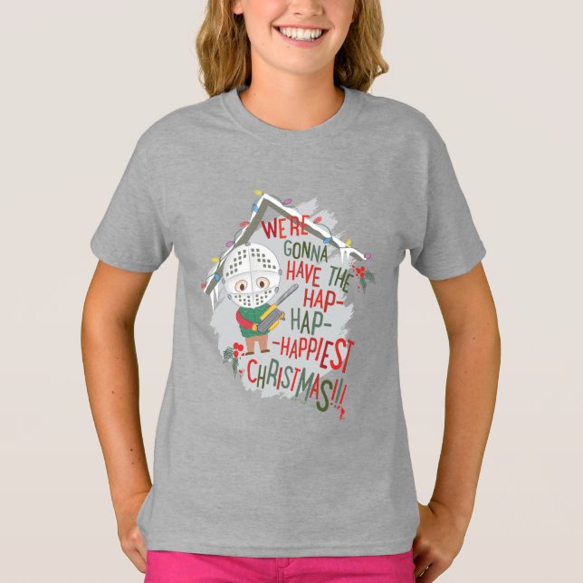 Camiseta Vamos ter o Natal mais feliz do Hap-Hap (Frente)