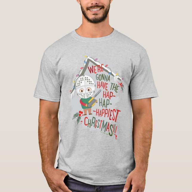 Camiseta Vamos ter o Natal mais feliz do Hap-Hap (Frente)
